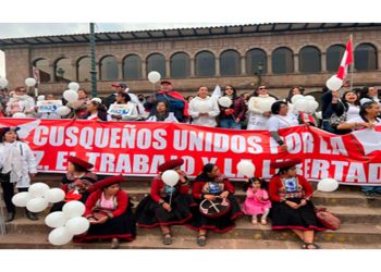 Los cusqueños defienden el Estado de Derecho