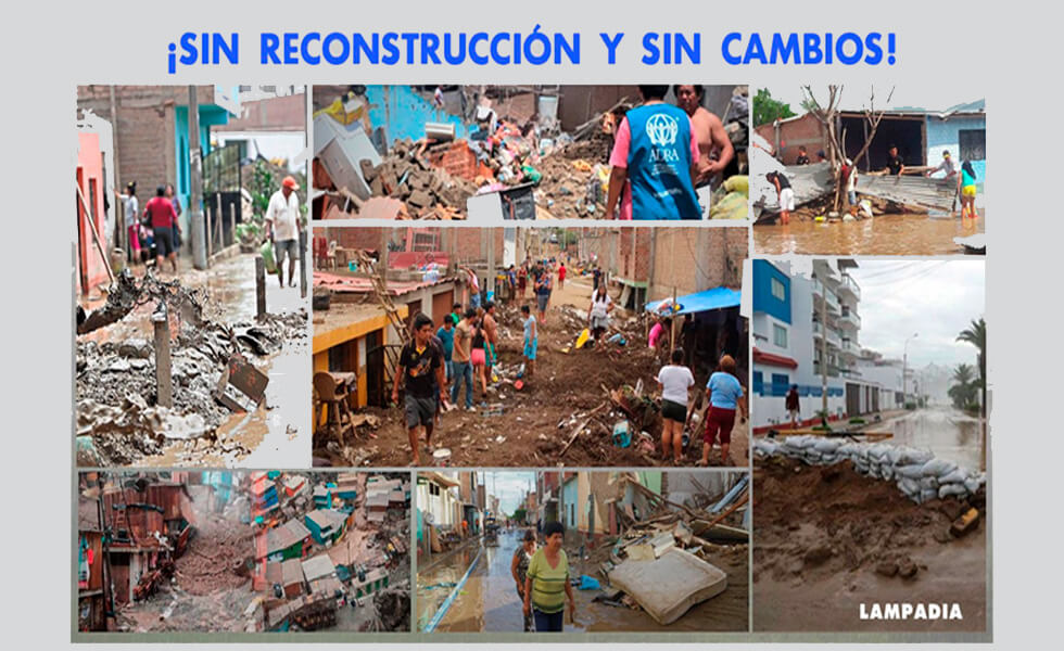 Hoy es el huaico, mañana la helada, luego la sequía…