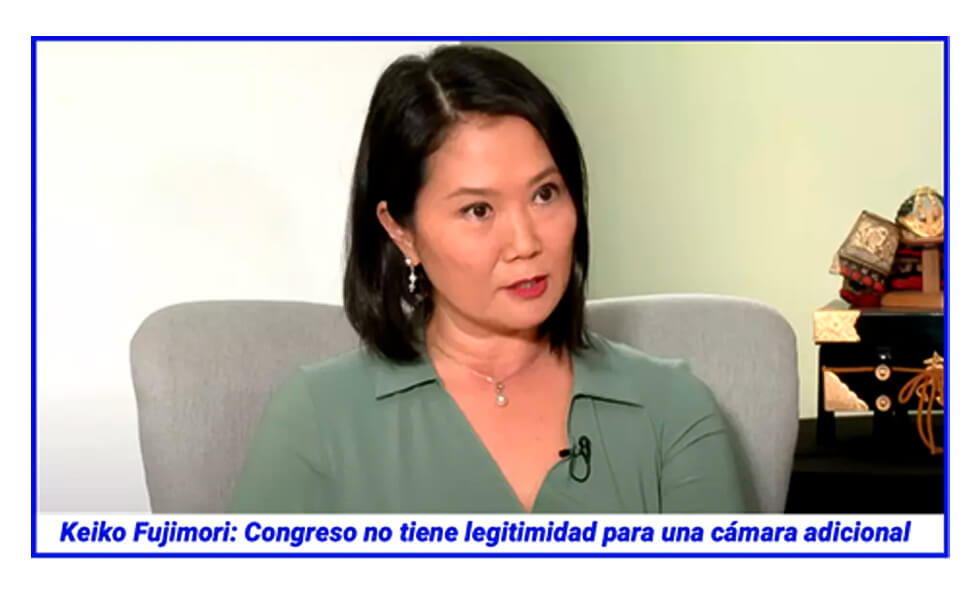 Keiko hunde la bicameralidad