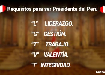 Necesitamos un presidente LGTVI