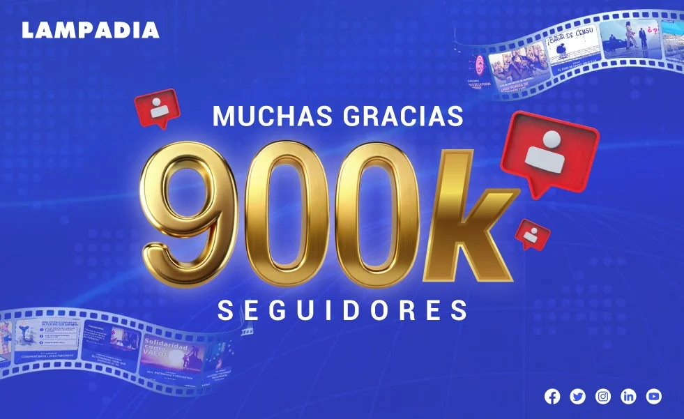 900,000 seguidores en Facebook