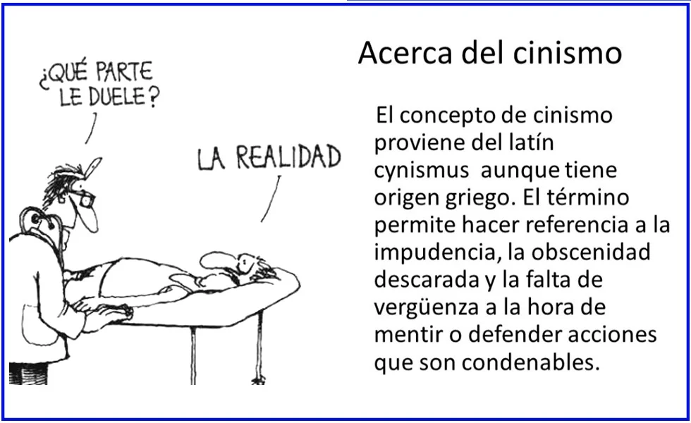 Cinismo descarado