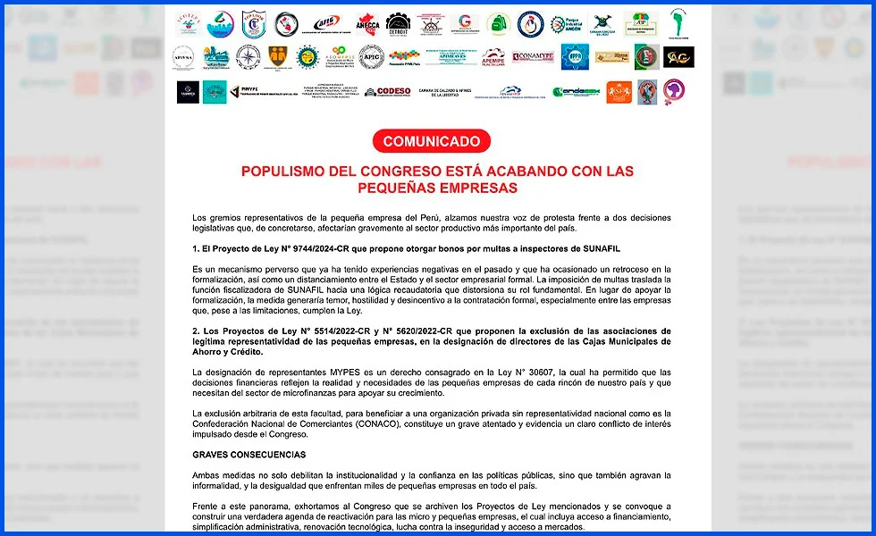 ¿Se organizan las pequeñas empresas?