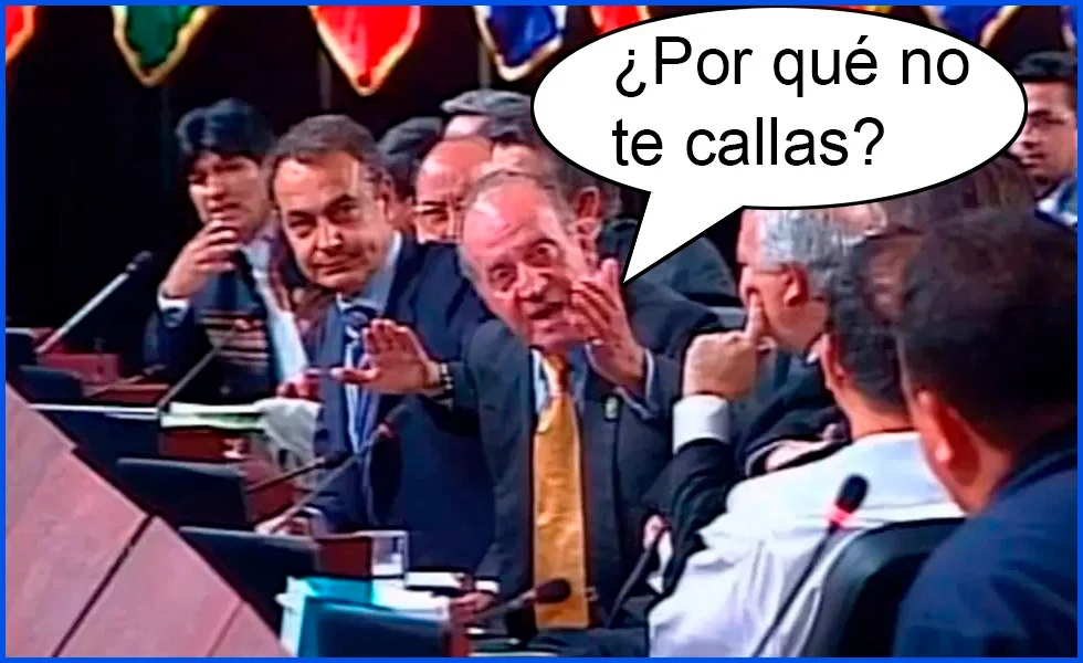 Por qué no te callas