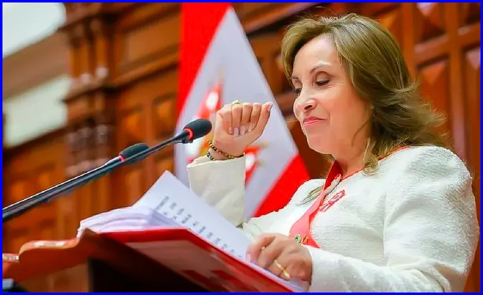 El último mensaje presidencial de Dina