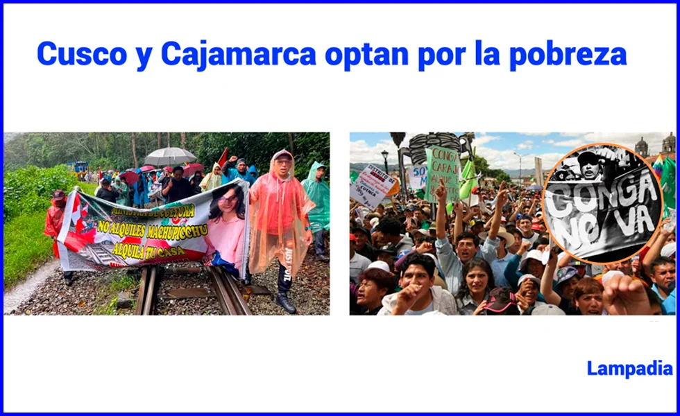 Cusco y Cajamarca compiten por ser más pobres